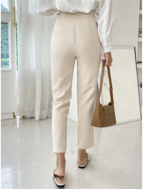 DAZY High Waist Straight Leg Pants