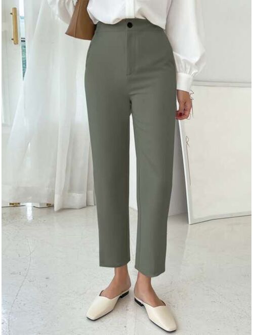 DAZY High Waist Straight Leg Pants