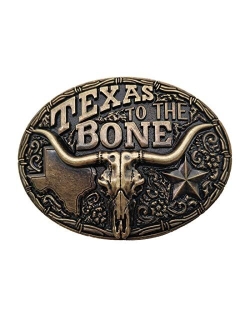 Xwest Cowboy Western Belt Buckles Longhorn Texas Bull Buckles