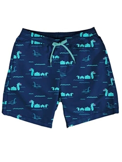 Men's Swim Trunks - 7 inch Inseam Swim Trunks for Men 4-Way Stretch Fit for Summer, Beach and Pool Parties