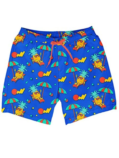 Tipsy Elves Men's Swim Trunks - 7 inch Inseam Swim Trunks for Men 4-Way Stretch Fit for Summer, Beach and Pool Parties