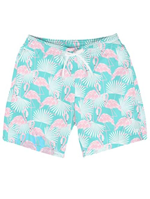 Tipsy Elves Men's Swim Trunks - 7 inch Inseam Swim Trunks for Men 4-Way Stretch Fit for Summer, Beach and Pool Parties