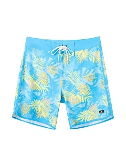 SURF CUZ Men's Board Short Beach Short 4-Way Stretch Swim Short