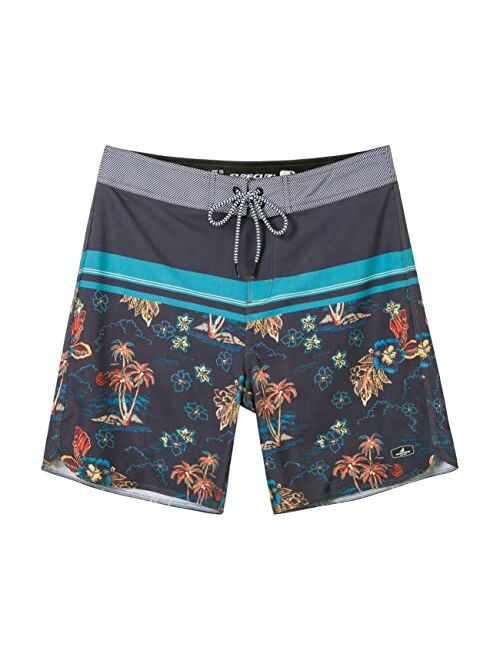 SURF CUZ Men's Board Short Beach Short 4-Way Stretch Swim Short