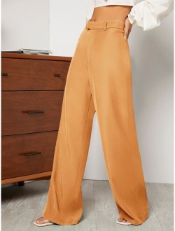 High Waist Wide Leg Pants