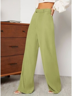 High Waist Wide Leg Pants