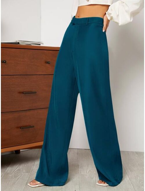 SHEIN High Waist Wide Leg Pants