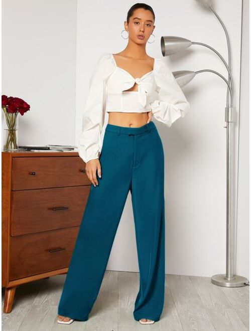 SHEIN High Waist Wide Leg Pants