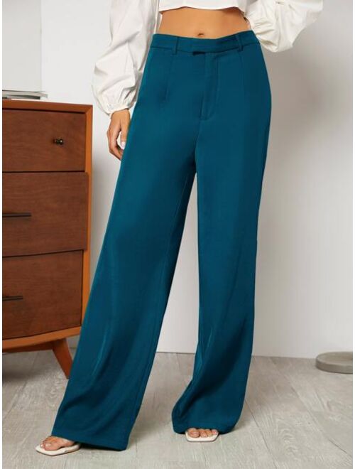 SHEIN High Waist Wide Leg Pants