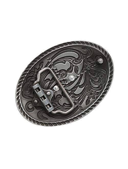 Fashion Western Soar-leap Mens Native American Western Cowboy Belt Buckle Indian Chief