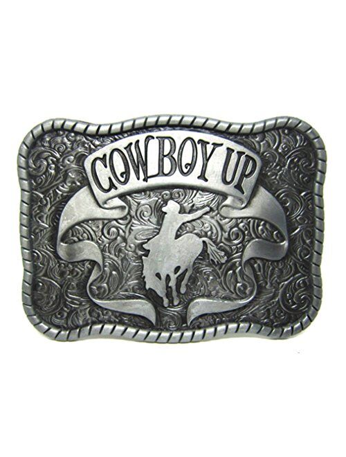 Masop Vogu MASOP Men's Belt Buckle Horse Head Western Cowboy Buckle Fits for 1.5 inch Belt