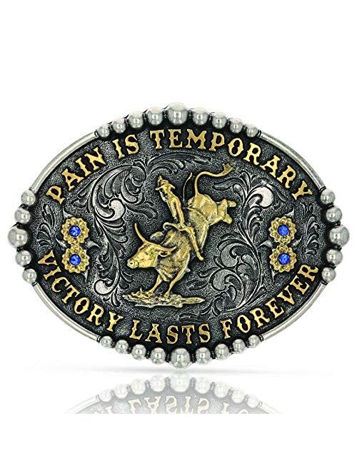 Montana Silversmiths Ranch Rodeo Series Attitude Western Belt Buckle