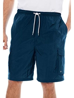 KingSize KS Island Men's Big & Tall 8" Cargo Swim Trunks