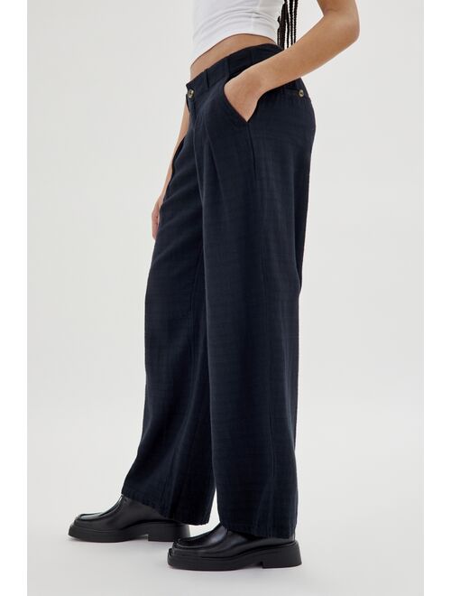 Urban Outfitters UO Martina Linen Trouser Pant