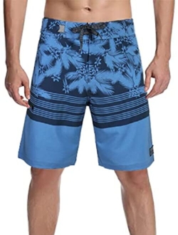 Beautiful Giant Men's Board Shorts Summer Beach Swim Trunks Zipper Pocket with No Mesh Lining