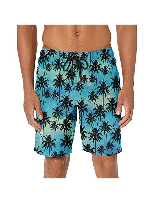 Yhjoxlp Mens Swim Trunks Quick Dry Board Shorts with Mesh Lining, Breathable Fit Beach Shorts Swimwear Bathing Suits