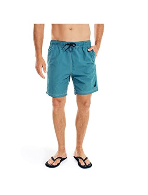 Nautica Men's Standard 8" Solid Quick-Dry Swim Short