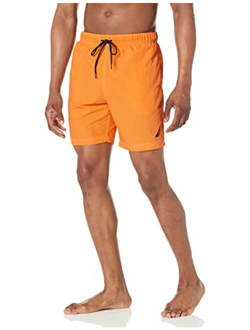 Nautica Men's Standard 8" Solid Quick-Dry Swim Short