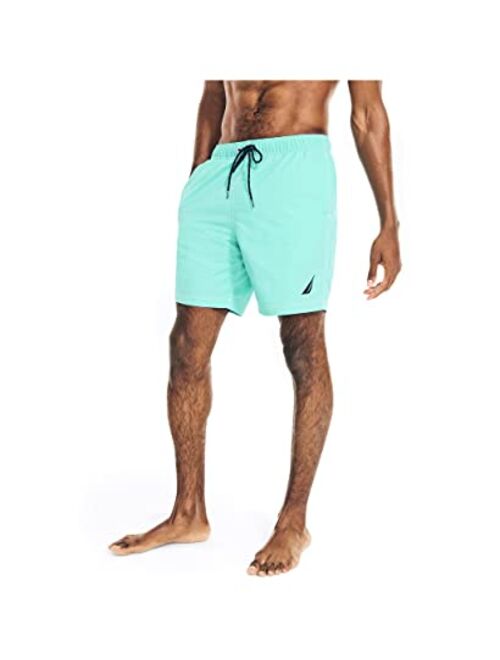 Nautica Men's Standard 8" Solid Quick-Dry Swim Short