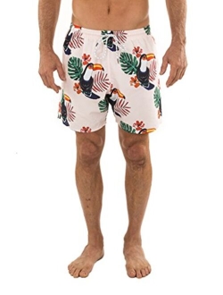 UZZI Men's Bimini Swim Trunks