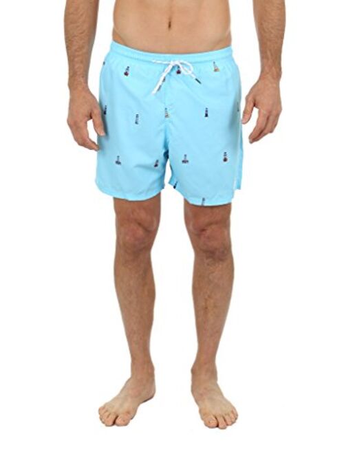 UZZI Men's Bimini Swim Trunks