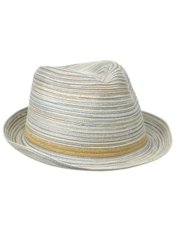 Womens Mixed Braid Sun Hat, Fedora Sun Hat