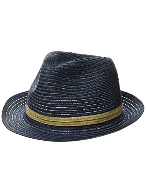 San Diego Hat Co. San Diego Hat Company Womens Mixed Braid Sun Hat, Fedora Sun Hat