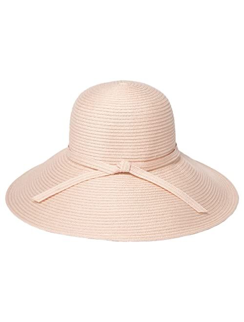 San Diego Hat Company Womens Braided Sun Hat With Self-Tie Band, 5-Inch Brim