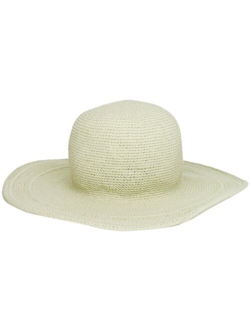 San Diego Hat Co. San Diego Hat Company Women's Cotton Crochet 4 Inch Brim Floppy Hat