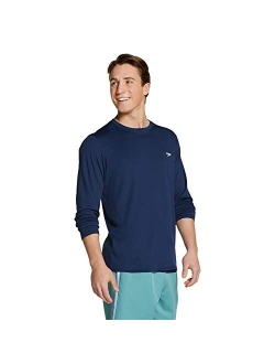 Men's UV Swim Shirt Basic Easy Long Sleeve Regular Fit