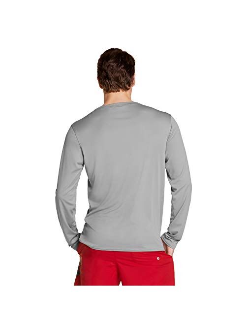 Speedo Men's UV Swim Shirt Basic Easy Long Sleeve Regular Fit