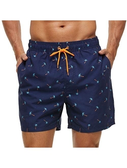 ECGK Mens Swim Trunks Quick Dry Swim Shorts with Mesh Lining Funny Swimsuits Bathing Suits