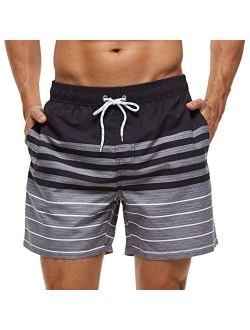 ECGK Mens Swim Trunks Quick Dry Swim Shorts with Mesh Lining Funny Swimsuits Bathing Suits