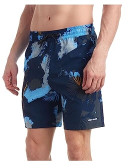 Mens Swim Trunks Stretch Fit Bathing Suit for Men 7 Quick Dry Swimwear Board Shorts Swim Suit (S-XXL)