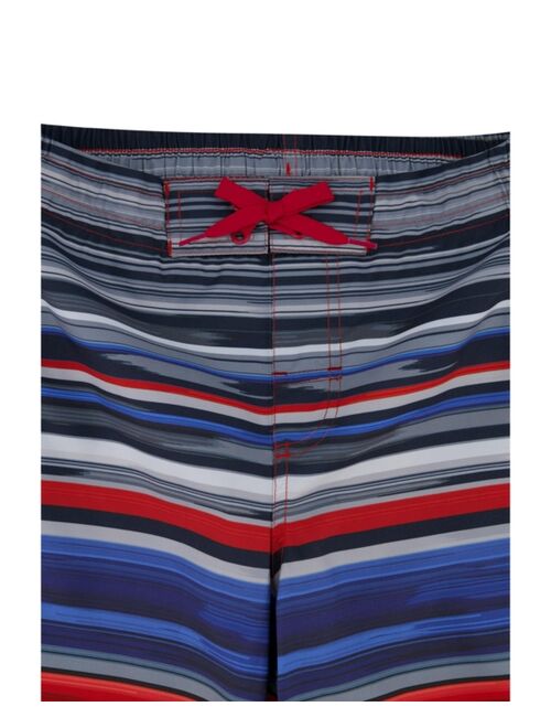 Laguna Big Boys Drawstring Water Rays Swim Trunks