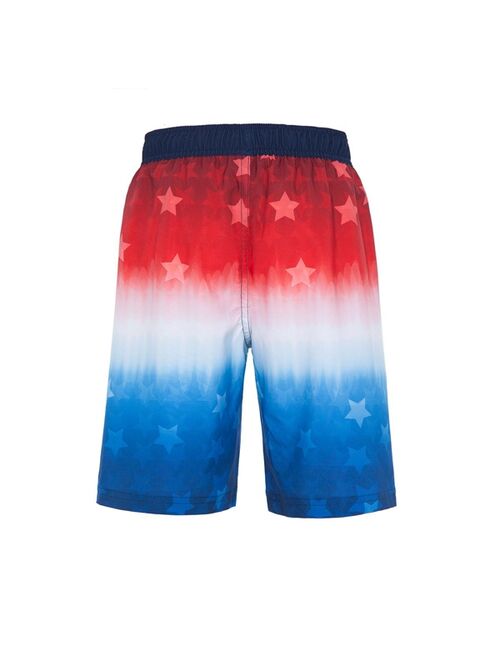 Rokka&Rolla Little and Big Boys' 4-Way Stretch Quick Dry Board Shorts Swim Trunks with Mesh Lining UPF50+