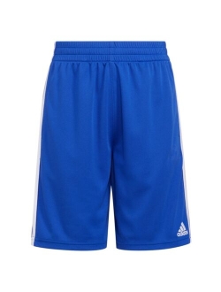 Big Boys Drawstring Elastic Waistband Classic Three Stripes Shorts