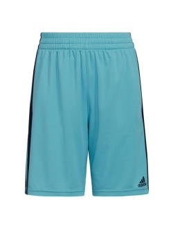 Big Boys Drawstring Elastic Waistband Classic Three Stripes Shorts