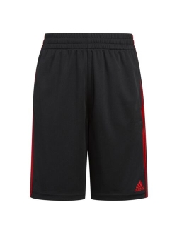 Big Boys Drawstring Elastic Waistband Classic Three Stripes Shorts