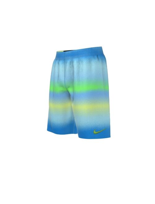 Nike Big Boys Horizon Stripe Breaker Volley Drawstring Shorts