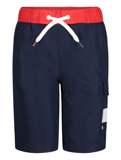 Tommy Hilfiger Big Boys Flag Pocket Drawstring Board Shorts