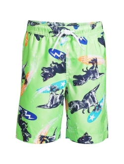 Child Boys Husky Printed Swim Trunks