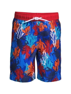 Child Boys Husky Printed Swim Trunks