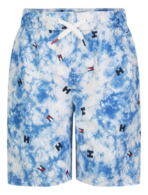 Tommy Hilfiger Big Boys Tie Dye Swim Trunks