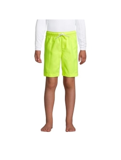 Child Boys Solid Swim Trunks