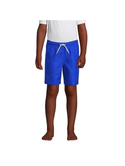 Child Boys Solid Swim Trunks