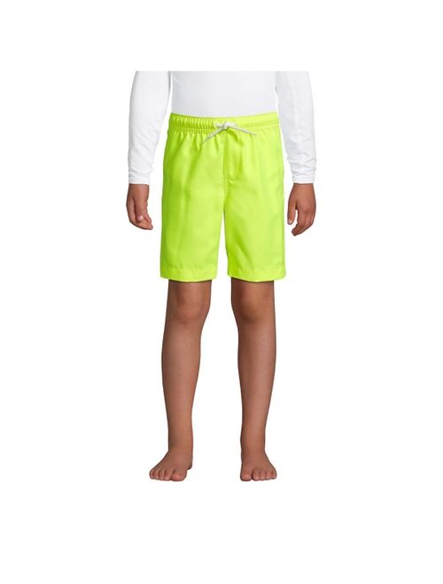 Lands' End Child Boys Solid Swim Trunks