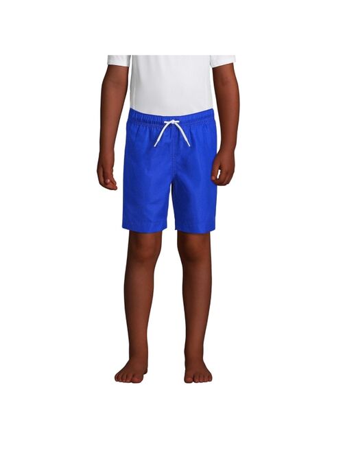 Lands' End Child Boys Solid Swim Trunks