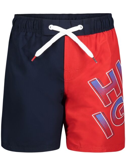 Tommy Hilfiger Big Boys Exploded Drawstring Board Shorts