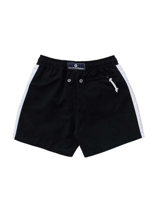 Snapper Rock Toddler Child Boys Black Retro Stripe Volley Board Short